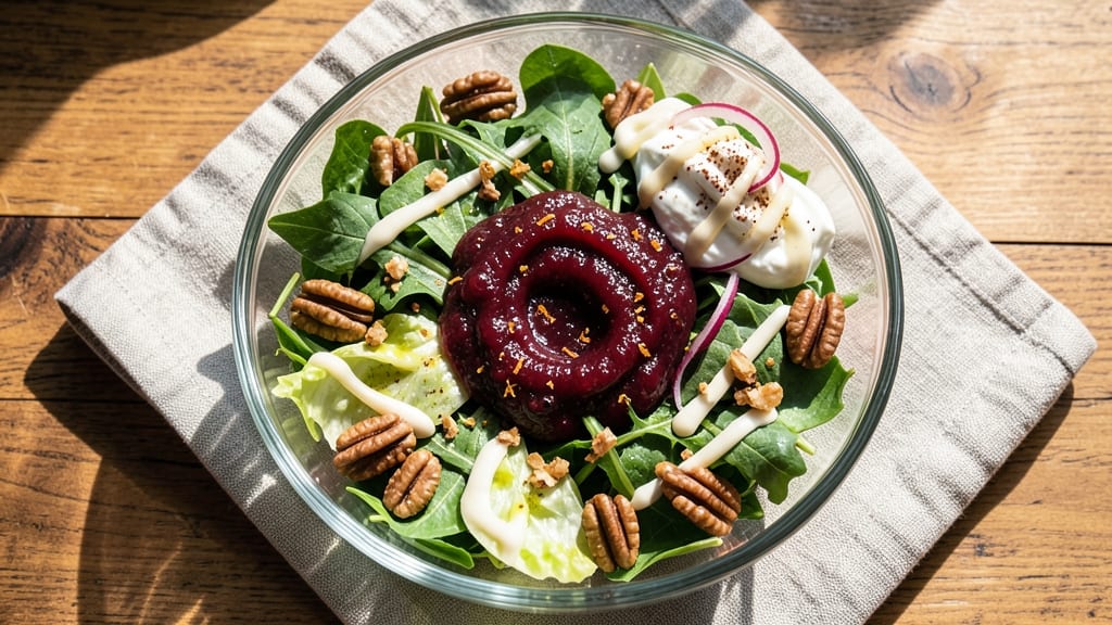 Cranberry Sauce Salad Recipe: Festive Cranberry Brightness With Creamy Twist