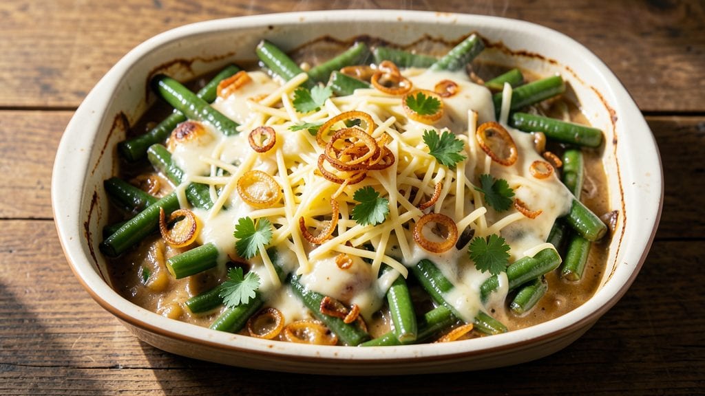 French Green Bean Casserole Recipe With Worcestershire Sauce: Umami-Kissed Creamy Crisp Top Magic