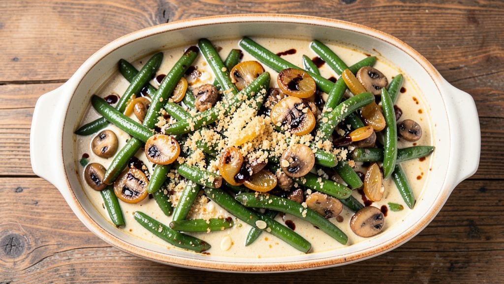 French's Green Bean Casserole Recipe With Soy Sauce: Umami-Kissed Crunch and Creamy Layers