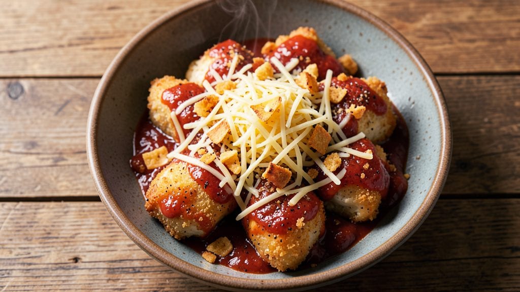 Woody's Cook In Sauce Copycat Recipe: Crispy Tortilla Crunch Over Smoky Tomato Cheese